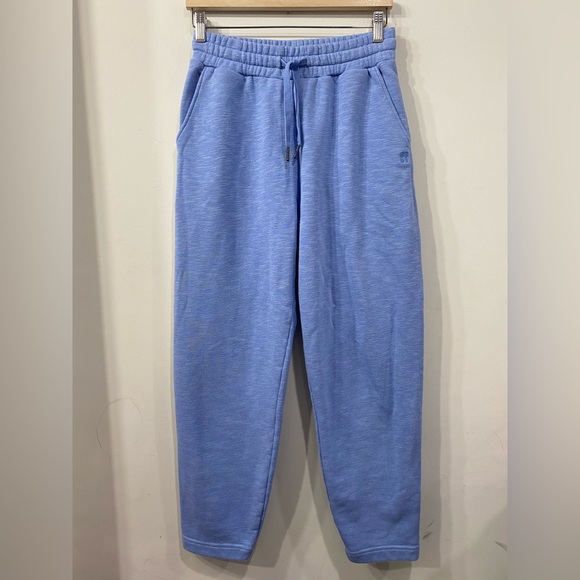 Sweaty Betty High Waist Essential Taper Oversized Trouser Coast Blue Size S - Picture 6 of 16